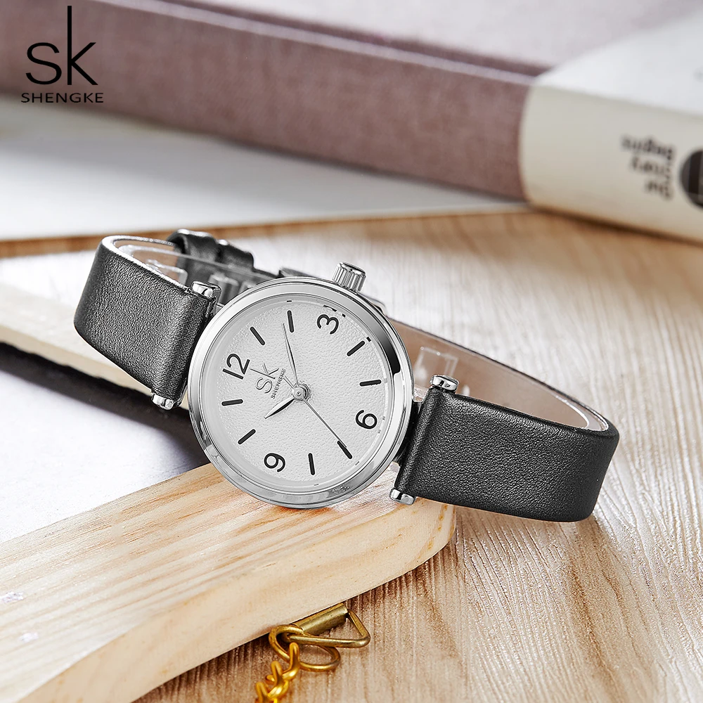 Shengke Wristwatches relogio feminino Top Brand Luxury Ladies Watch Quartz Classic Casual Analog Watches Women