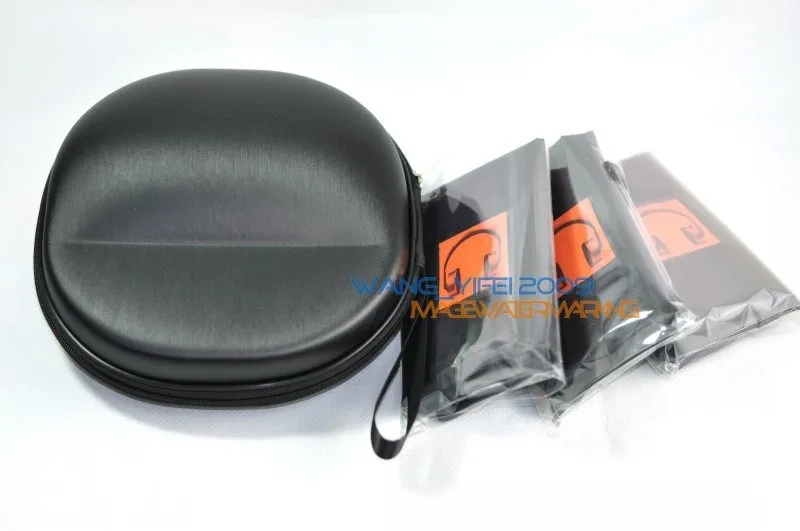 Hard Shell Case Box & Carrying Bag Pouch Groups For SONY MDR 7506 V6 CD900ST CD700 Headphone Headset Cool Black Colors