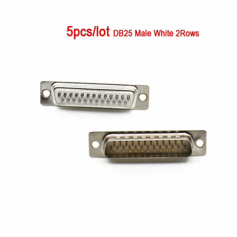 DB25 DB26 25P 26P Parallel Serial Port Female Male Wire Solder Connector Socket Plug VGA Adapter Plastic Metal Shell Cover