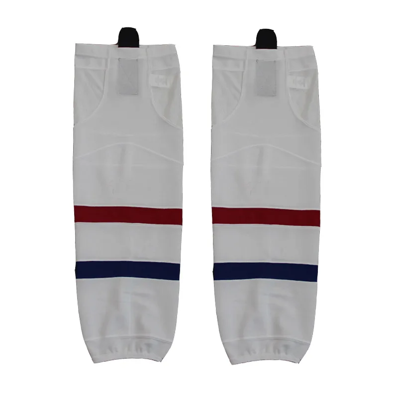 COLDINDOOR 100% Polyester Canada Ice Hockey Socks Cheap Shin Guards For Team