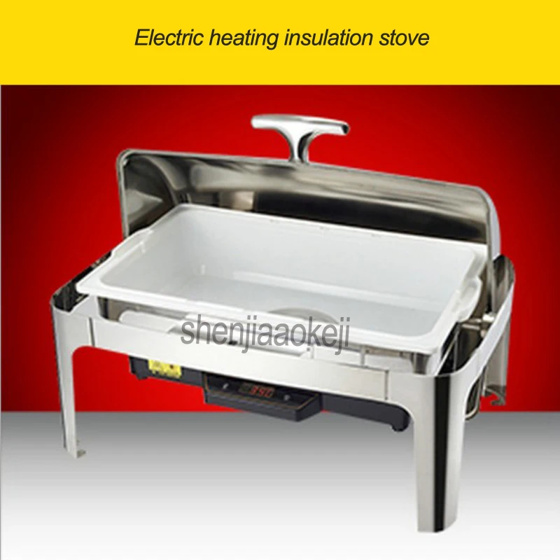 

Commercial Full clamshell Buffay furnace Electric heating stove Durable insulation furnace Hotel Restaurant Buffet cooker 500w