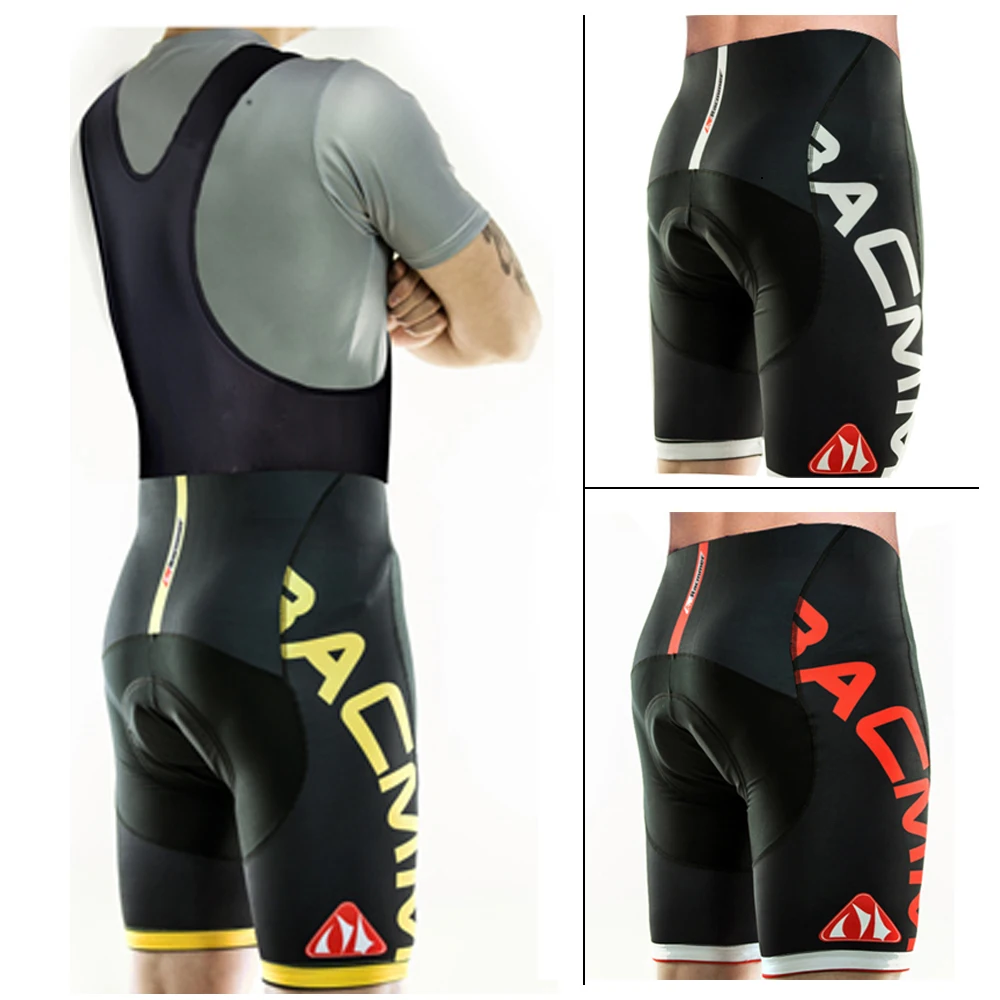 Racmmer Clothing Shorts Cycling Bib Shorts Men Mtb Bike Ropa Ciclismo Moisture Wicking Bicycle Riding Shorts 3D Gel Padded Pants