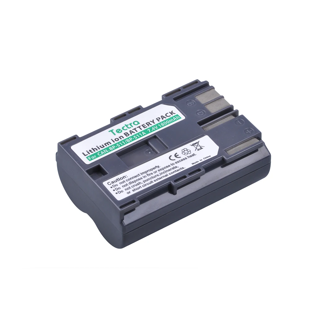 1800mAh BP-511 BP-511A BP511 Battery for Canon G6 G5 G3 G2 G1 EOS 300D 50D 40D 30D 20D 5D MV300i Digital Camera BP 511 Battery