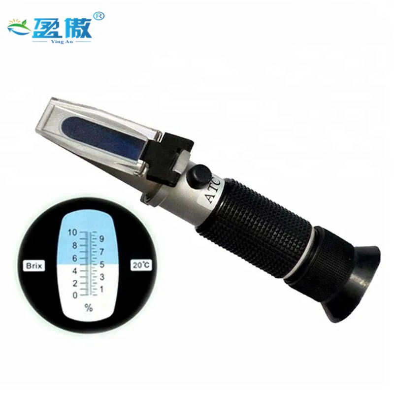 

Hand-held Brix meter 0-10% sugar percentage concentration refractometer refractometer fruit drink sweetness meter sugar meter