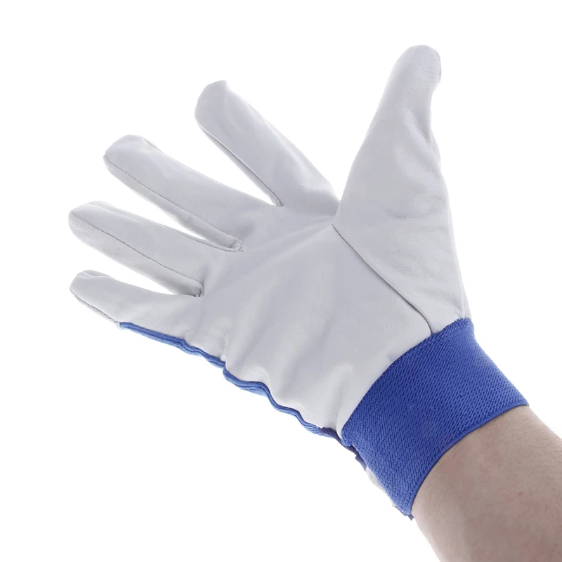 돼지 가죽 장갑 내마모성 운전 작업 수리 안전 장갑 1 쌍