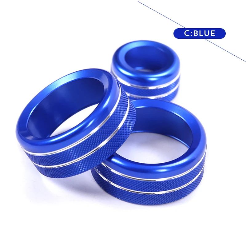 Car Styling Air Conditioning Knobs Audio Circle Trim Alloy Accessory For BMW 1 2 3 4 Series F30 F34 F46 GT X1 F47 F48 2013-2018