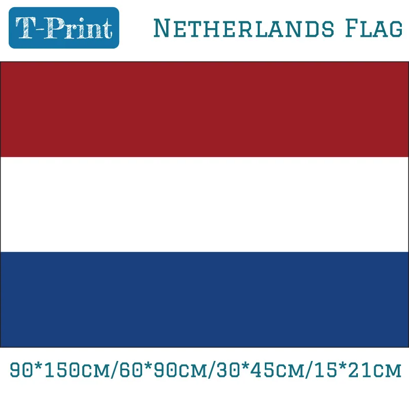 60*90cm 15*21cm 90*150cm 30*45cm Netherlands National Flag 3x5ft Banners Flying For National Day Celebration