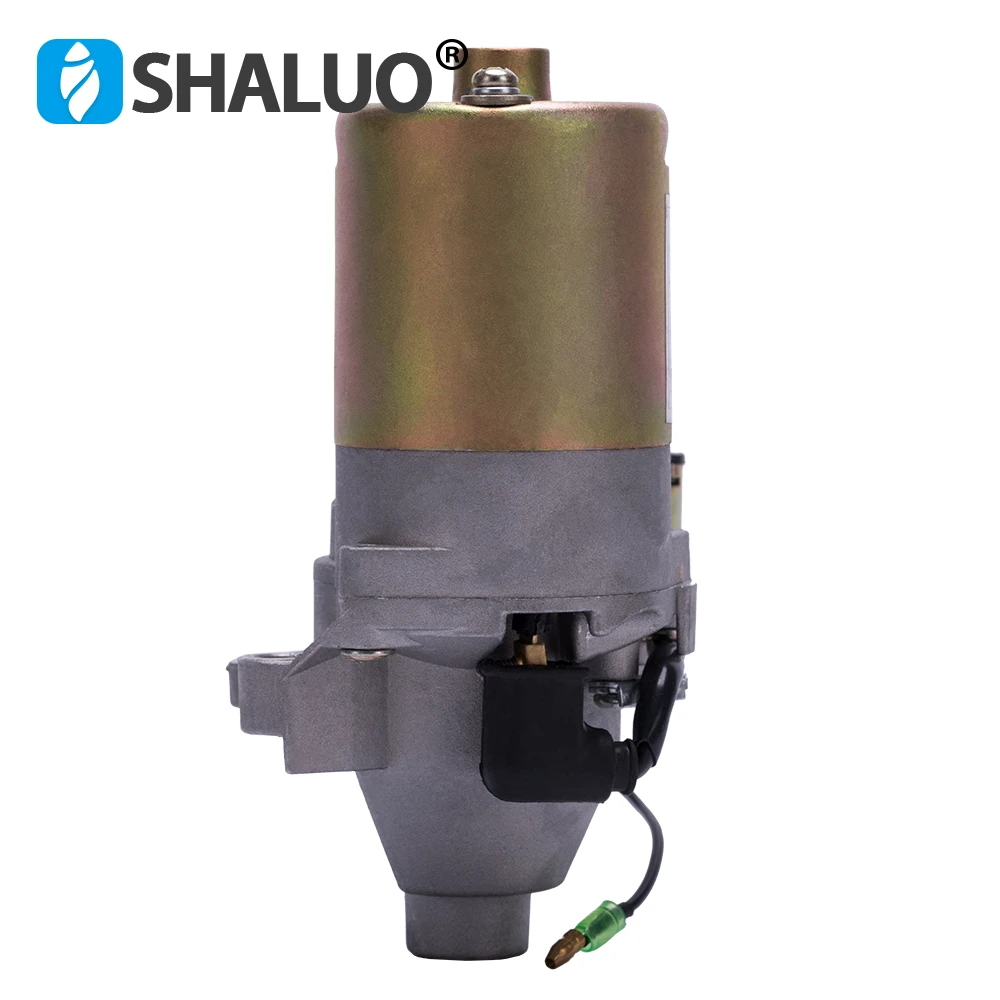 QDJ113 12V 0.25KW Gasoline Engine Electric Motor Starter apply 5.5hp 168F 170F Diesel Engine Starter Motor Scooter Kit Parts