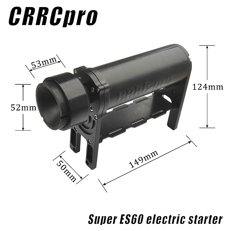 CRRCpro ES60 Avviamento Elettrico con XT60 Spina per 15CC-62CC Benzina/Nitro Aereo/Elicottero