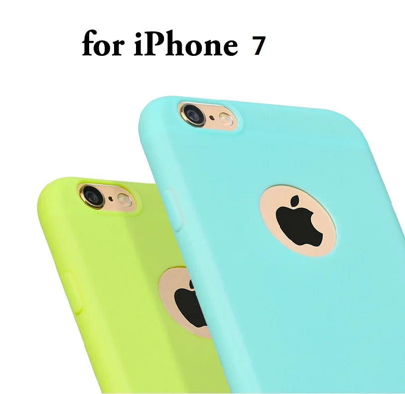 750x Ultra Thin Jelly Gel Candy Colorful TPU Back Cover for Apple iPhone 12 7 4.7inch Soft Silicon Phone Cases with Logo Window