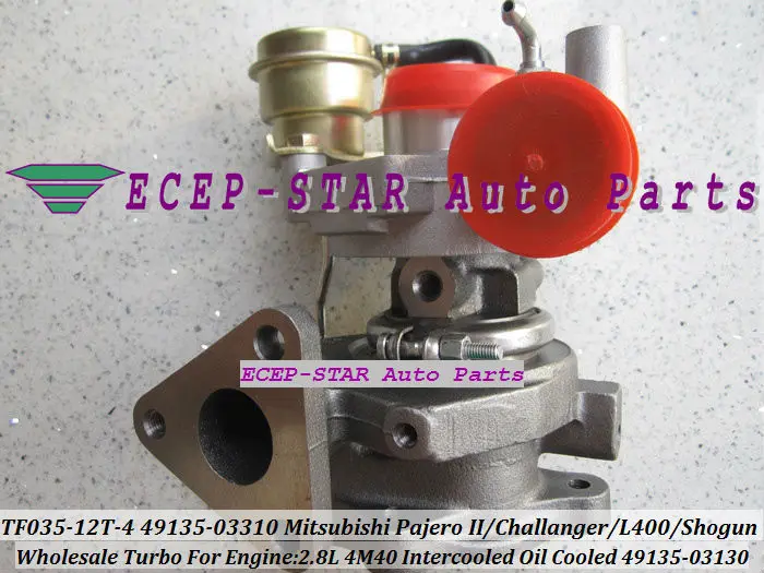 Free ship TF035 49135-03310 49135-03130 Oil cooled Turbo For Mitsubishi Pajero Shogun Canter Challanger Delica L400 4M40 2.8L