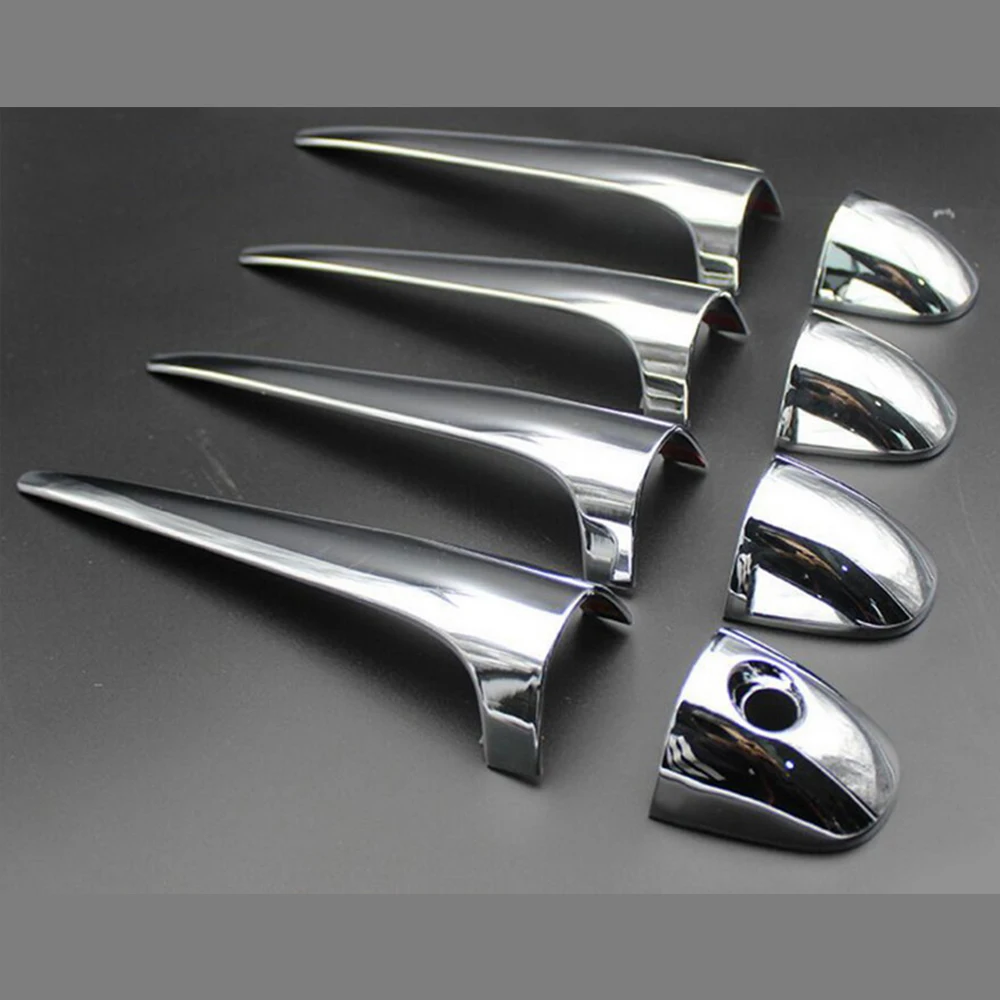 Fit for Toyota RAV-4 RAV4 2013 2014 Car Exterior Decor Stylings ABS Chrome Door Handle Cover Trim Moldings