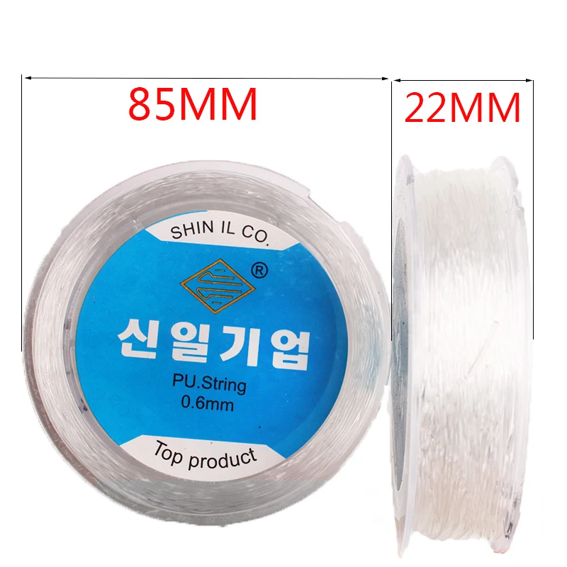 CAMDOE DANLEN High-Quality Crystal Elastic Beading Line Cord Thread String 0.5/0.6/0.8/1.0MM Fit DIY Beads For Jewelry Findings