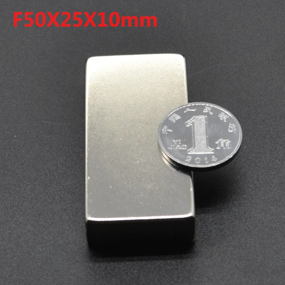 

16pcs 50*25*10 Neodymium Magnet Rare Earth Magnets 50x25x10 Very Powerful Block Magnets 50mm x 25mm x 10mm