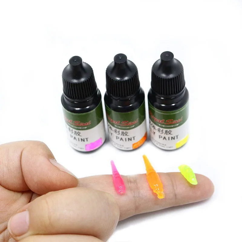 PERSUADER 1bottle professional colorful fly tying UV glue 6optional colors 10ml UV resin cure in seconds fly fishing accessories