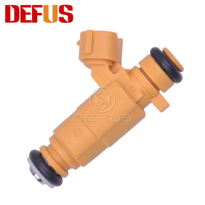 DEFUS 4x 0280156418 Fuel Injector Bico For Nissan Livina Grand Livina Tiida 1.8 16V Flex 09 0 280 156 418 Injection Value Nozzle