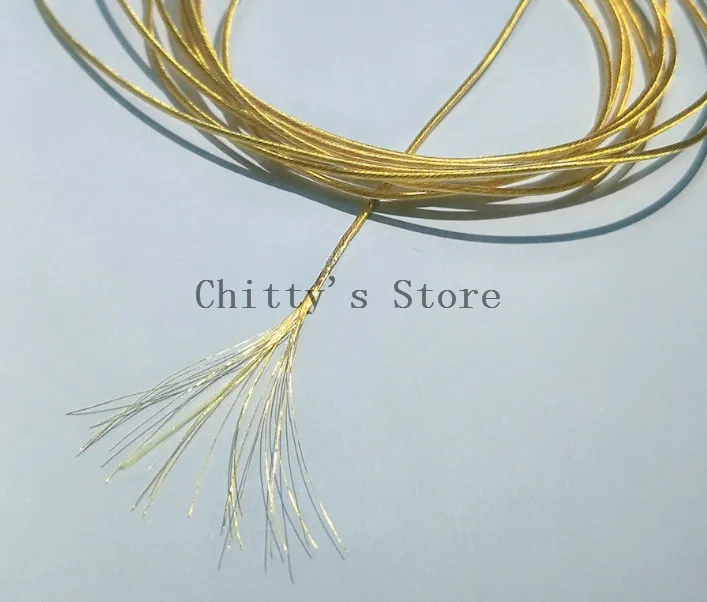 7N đơn tinh thể đồng mạ bạc sau đó mạ vàng 19core * 0.08 50 mét