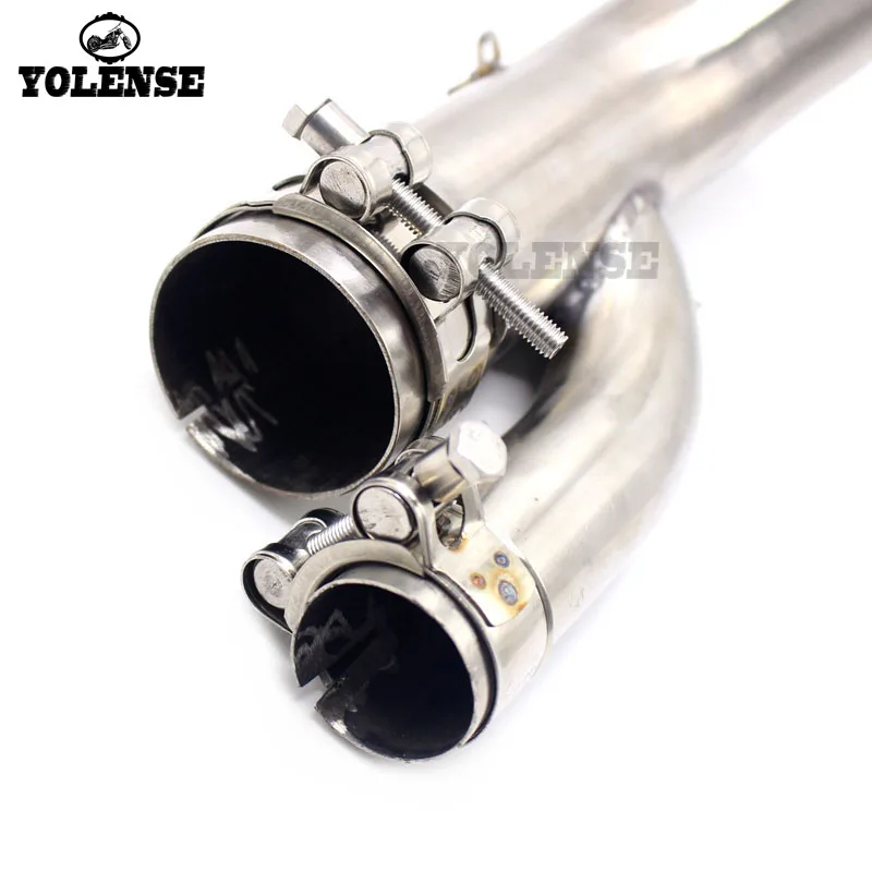 For BMW S1000RR S1000R S1000 RR R 2017 2018 Motorcycle Exhaust Pipe Exhaust Middle Parts Mid System Tube