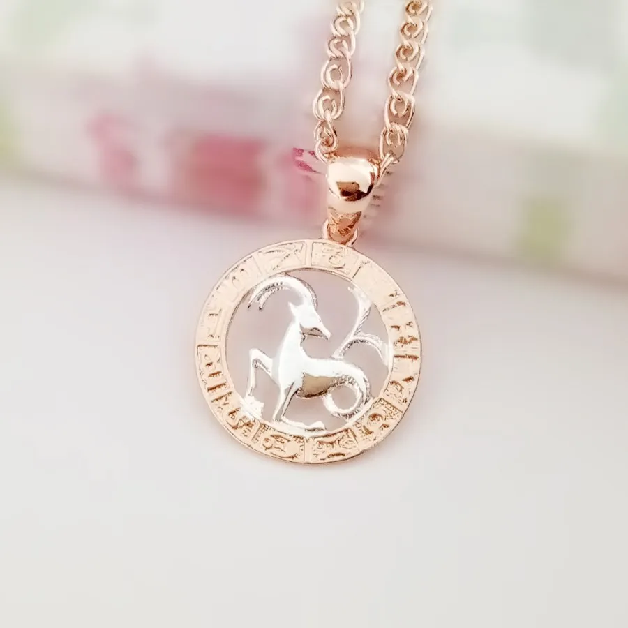 Sign of Zodiac Pendant Women Men Pendants Constellation pendant New Fashion Women Jewelry Trendy Metal Women Pendants