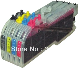 LC11 LC16 LC110 LC61 LC65 LC67 LC980 LC990 LC1100  Long Refillable ink Cartridge for Brother  MFC-290C MFC-490CW inkjet printer