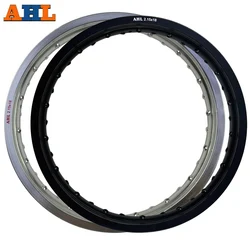 AHL Motorcycle 6061 Aviation Aluminum 2.15x18 32 36 Holes Spoke Silver /Black  Motorcycle Rims Wheel Circle Hole 2.15*18 2.15 18