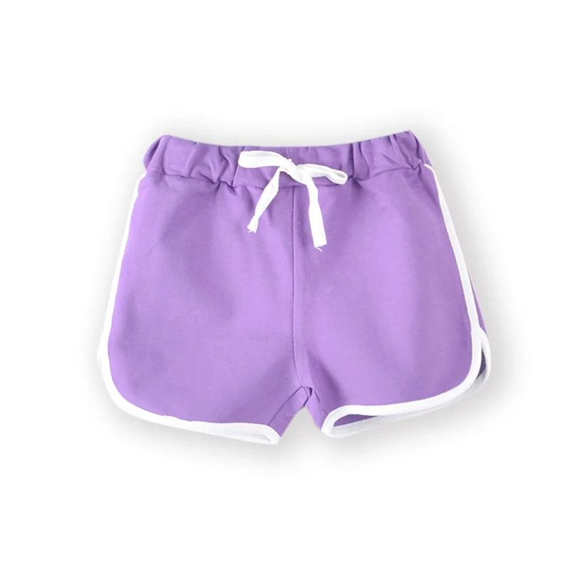 3-13Yrs Kids Shorts Boys Girls Summer Sport Shorts Pants Unisex Children Candy Color Casual Short Pants Trousers Bottoms