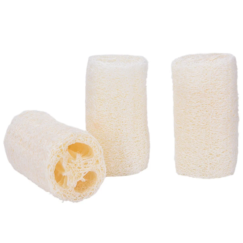 Natural Loofah Luffa Bath Shower Wash Body Pot Bowl Sponge Scrubber