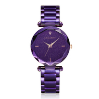 starry sky diamond Watch Women Brand Cagarny Womens Quartz Watches Purple Bracelet Ladies Wristwatch Crystal Clock Female New