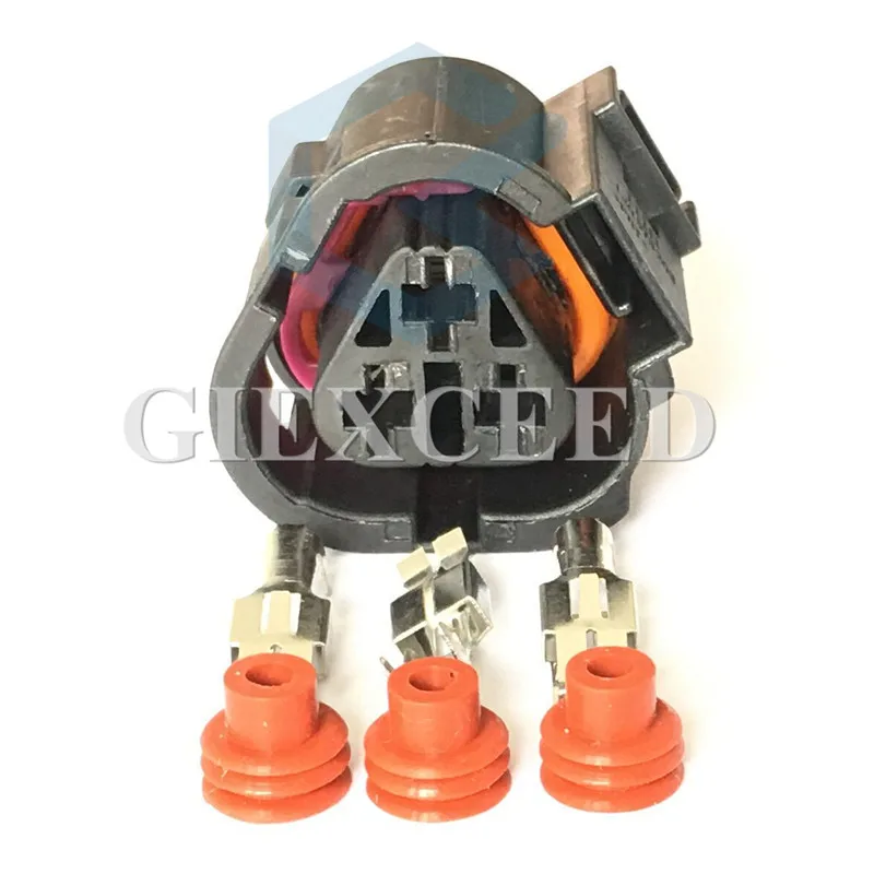 

2 Sets 3 Pin AC Assembly 1J0 973 203 Temperature Control Switch Plug Coolant Rad Sensor Socket For VW Jett Bora Golf MK4 Beetle