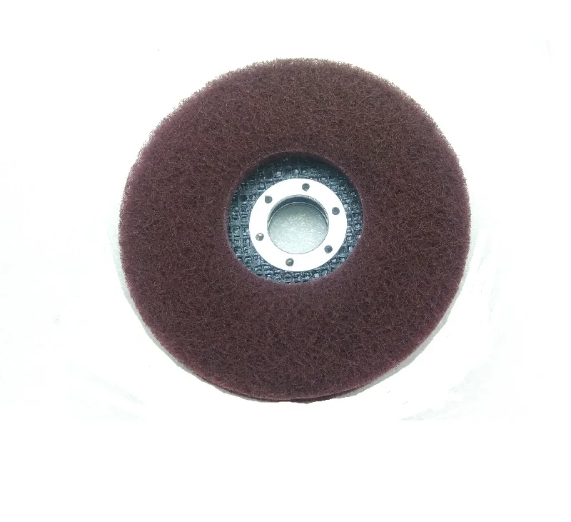 ใหม่ 2pcs 5 "Non-ทอขัดแผ่นขัด 125*22 * T8mm ไนลอนล้อขัดมุมเครื่องบดเครื่องมือโลหะเสร็จสิ้น