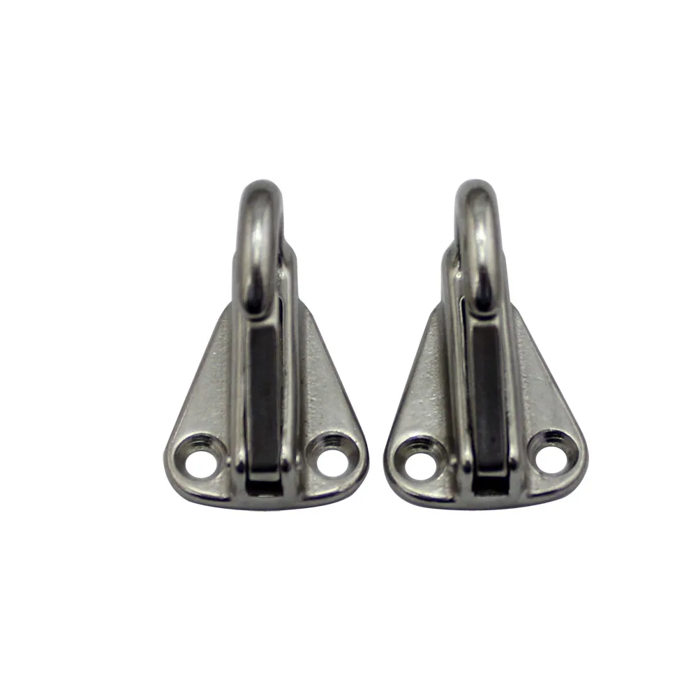 Stainless Steel 316 Spring Locked Fender Hook Snap Fending Hook Attach Rope Boat Sail Tug Ship marine Hardware 2pcs