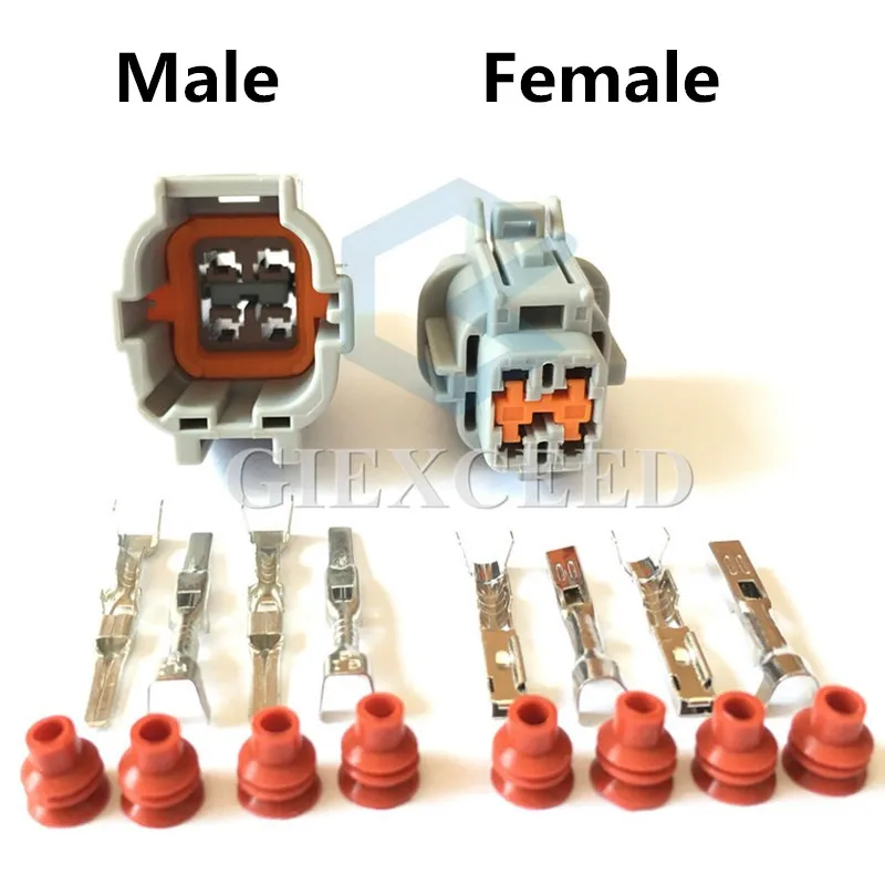 4 Pin AC Assembly 6185-1171 6188-0558 91 Versiegelt Series 090 Connector Female Male Waterproof Automotive Socket