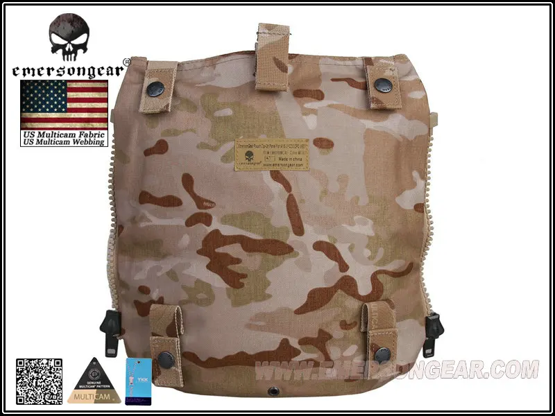 Imagem -03 - Emersongear-zip-on Painel Bolsa para Avs Jpc2.0 Cpc Colete Tático Em8348