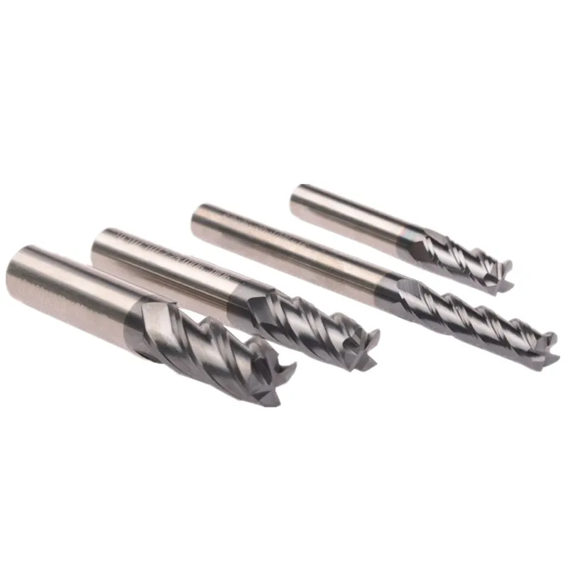 

HRC45 4flutes 12/20*200mm tungsten steel solide caride flat square end mill CNC machine milling cutter drill bit