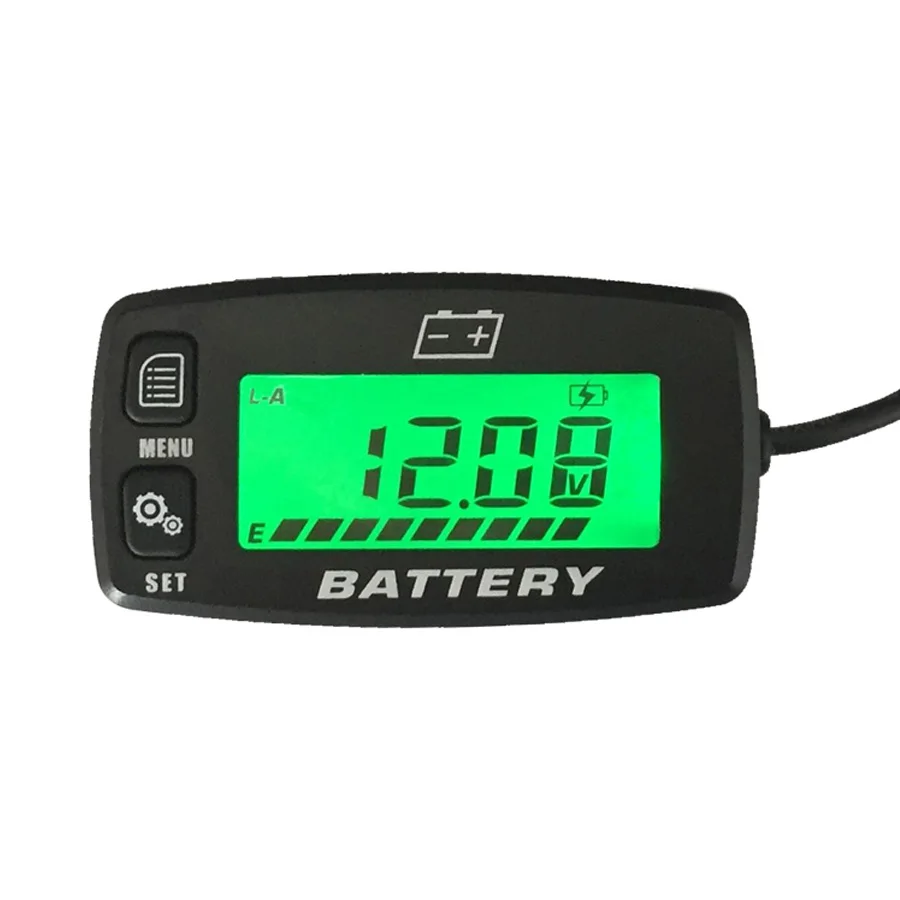 Lead Acid Storage Battery GEL LiFeO4 AGM Voltmeter Battery Indicator BI008 FOR 12-48VMotorcycle ATV Tractor Trolling Motor Car