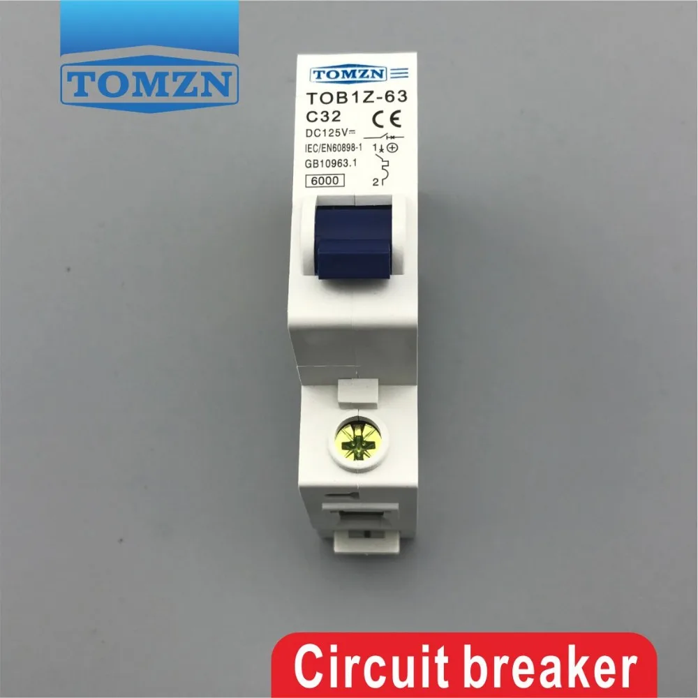 1P 32A DC 125V Circuit breaker MCB