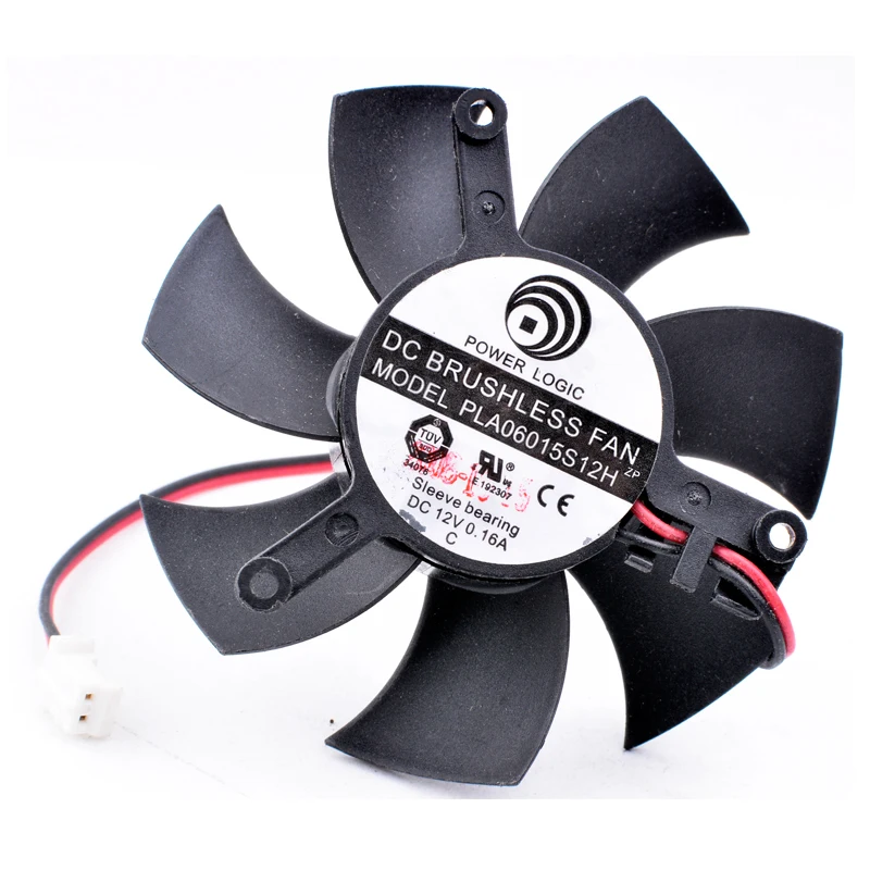 

Brand new original power POWER LOGIC PLA06015S12H 12V 0.16A graphics card single leaf cooling fan