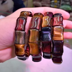 Natural Tiger Eye Stone Beads Bracelet Natural Gemstone Jewelry Bangle For Women For Men For Gift Wholesale !