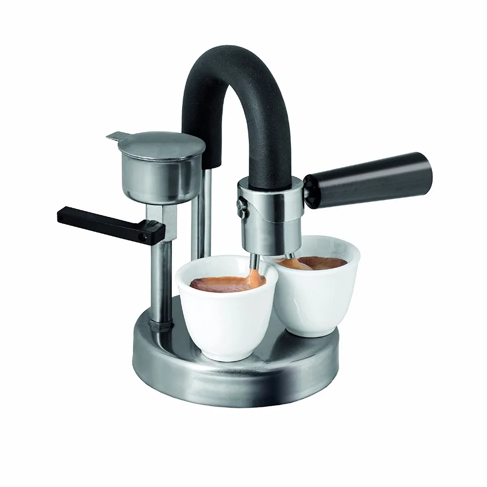 

Кофейник moka из нержавеющей стали, 1-2 чашки, для индукционной плиты, для эспрессо, ручной работы, для домашнего и офисного использования