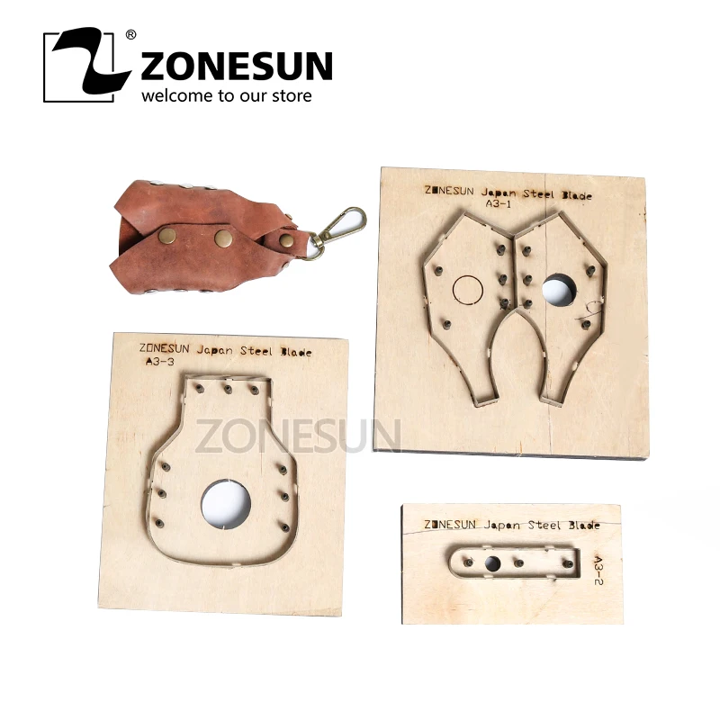 

ZONESUN D110 leather cutting knife die Customized Vest leather shape hand punch die photo paper PVC/EVA sheet cutter mold DIY l