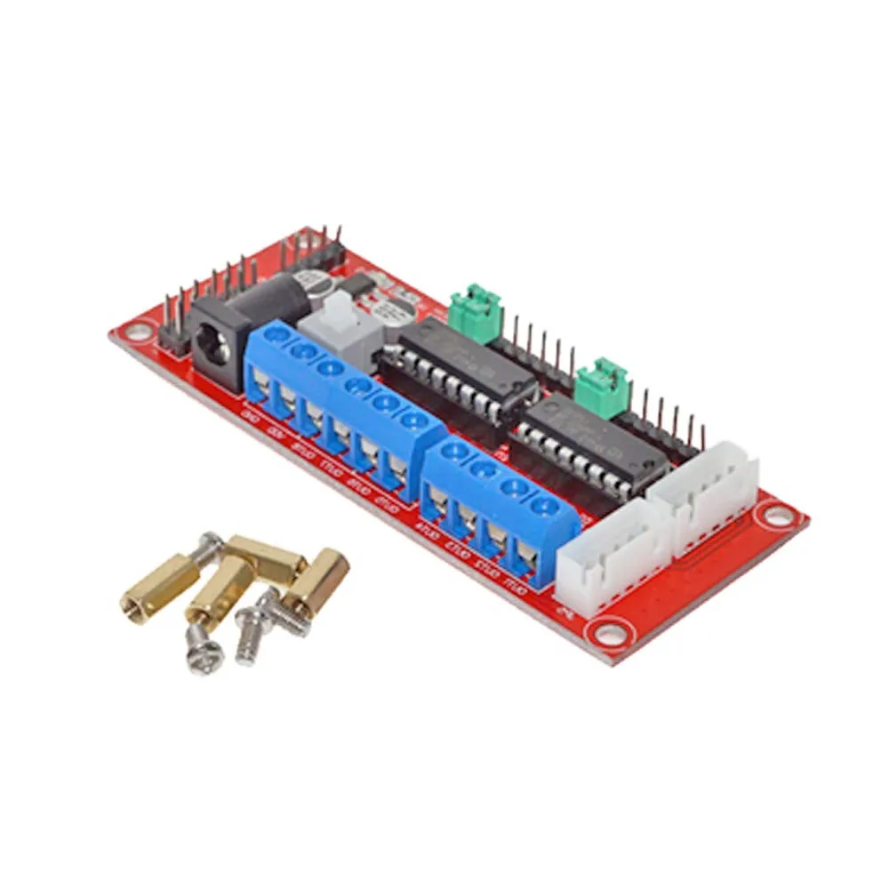 Mais barato 4 dc motorista escudo 4wd carro módulo l293d para aduino