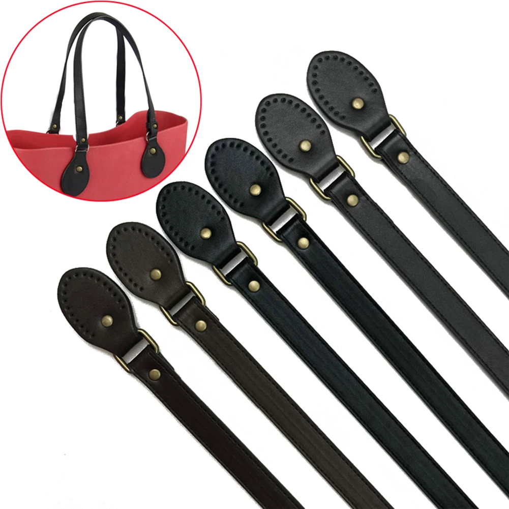 2PCs Bidirectional Adjustable PU Leather Bag Strap Handbags Belt Handle with Drops For bag Handbag Strap for Bag Accessories