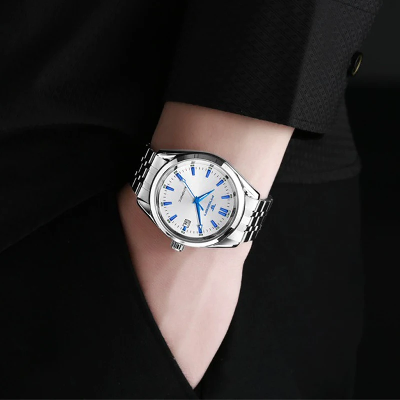 FNGEEN Luxury Men Watches Self Winding Tourbillon Wristwatch Date High Quality Waterproof Automatic Hodinky Mechanical Watches