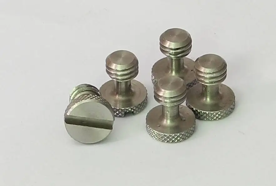 5 pcs 정밀 퀵 릴리스 플레이트 및 삼각대 용 3/8 "unc 카메라 나사 제작 (5 개 팩)