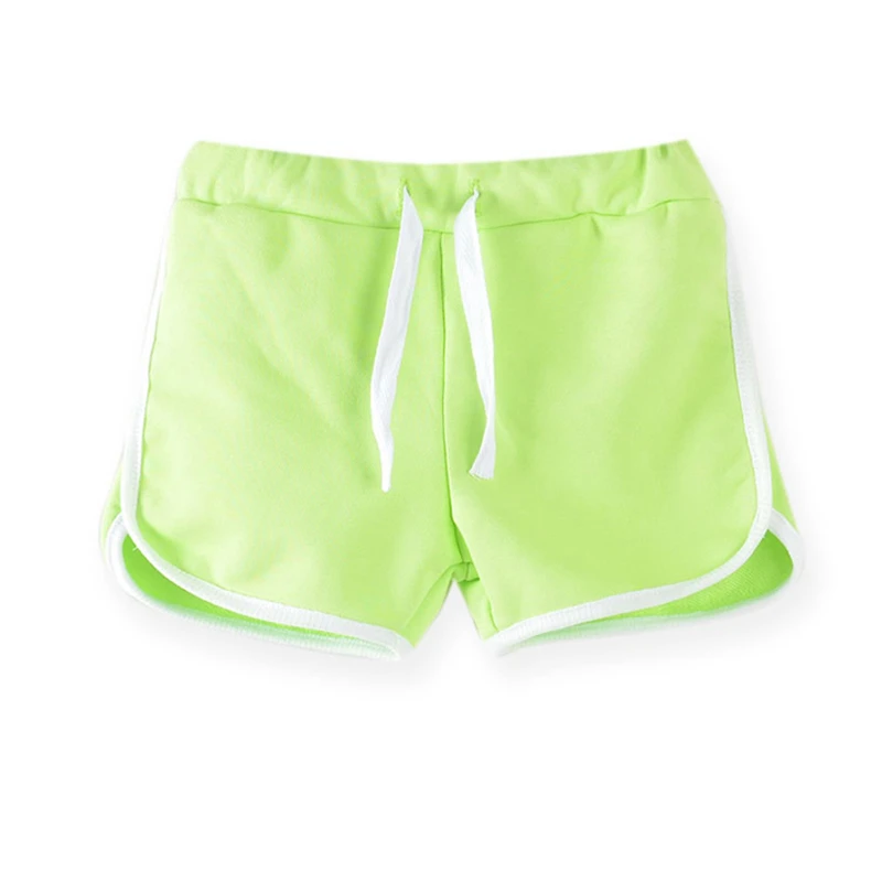 3-13Yrs Kids Shorts Boys Girls Summer Sport Shorts Pants Unisex Children Candy Color Casual Short Pants Trousers Bottoms