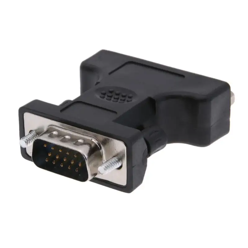 ALLOYSEED 24 + 5Pin DVI żeński do 15Pin VGA męski przedłużacz kabla adapter na kabel do konwertera złącze do telewizora HDTV Monitor CRT żarówka jak