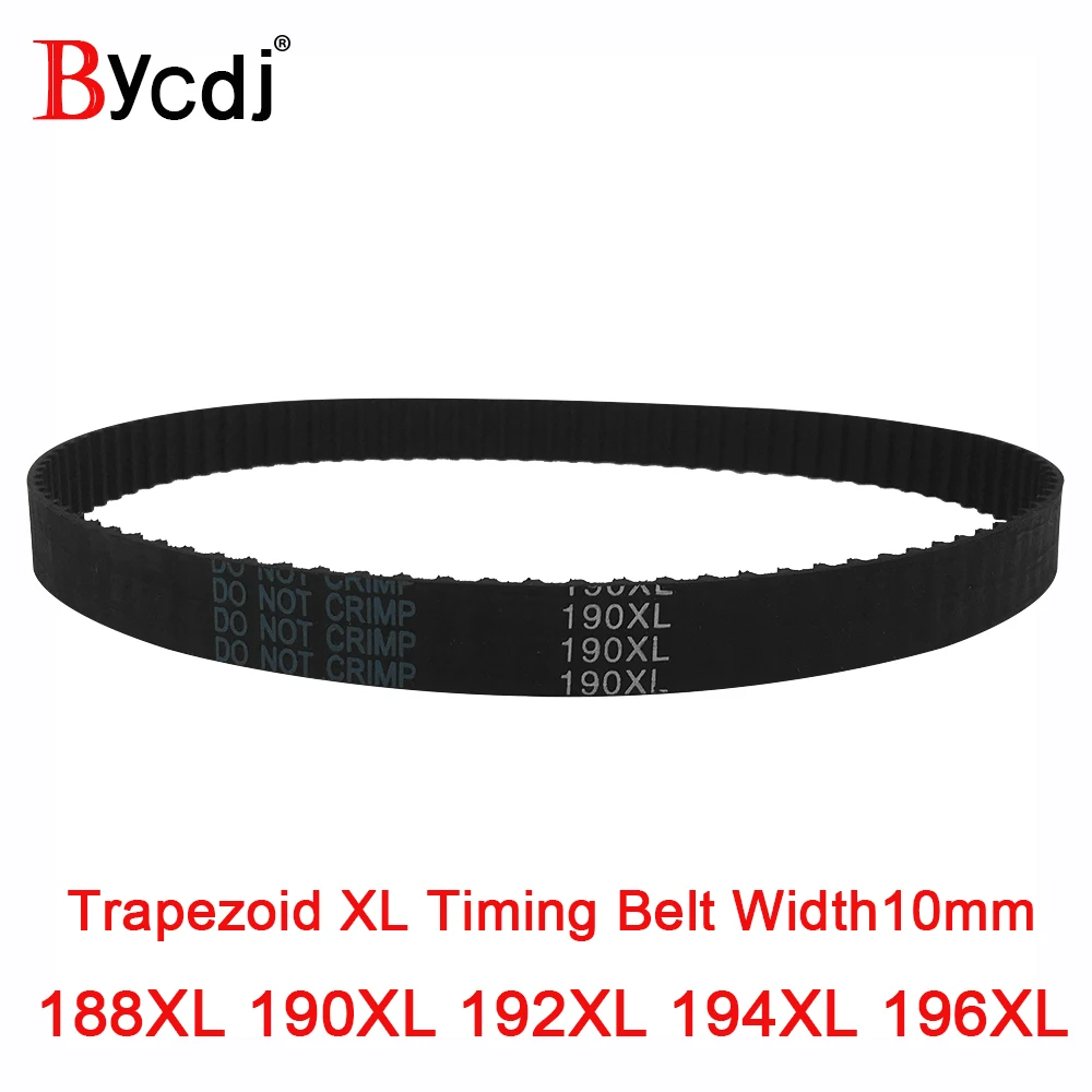 

XL Timing Belt 188XL/190XL/192XL/194XL/196XL Rubber Timing Pulley Belt 10mmWidth Closed LoopToothed Transmisson Belt pitch5.08mm