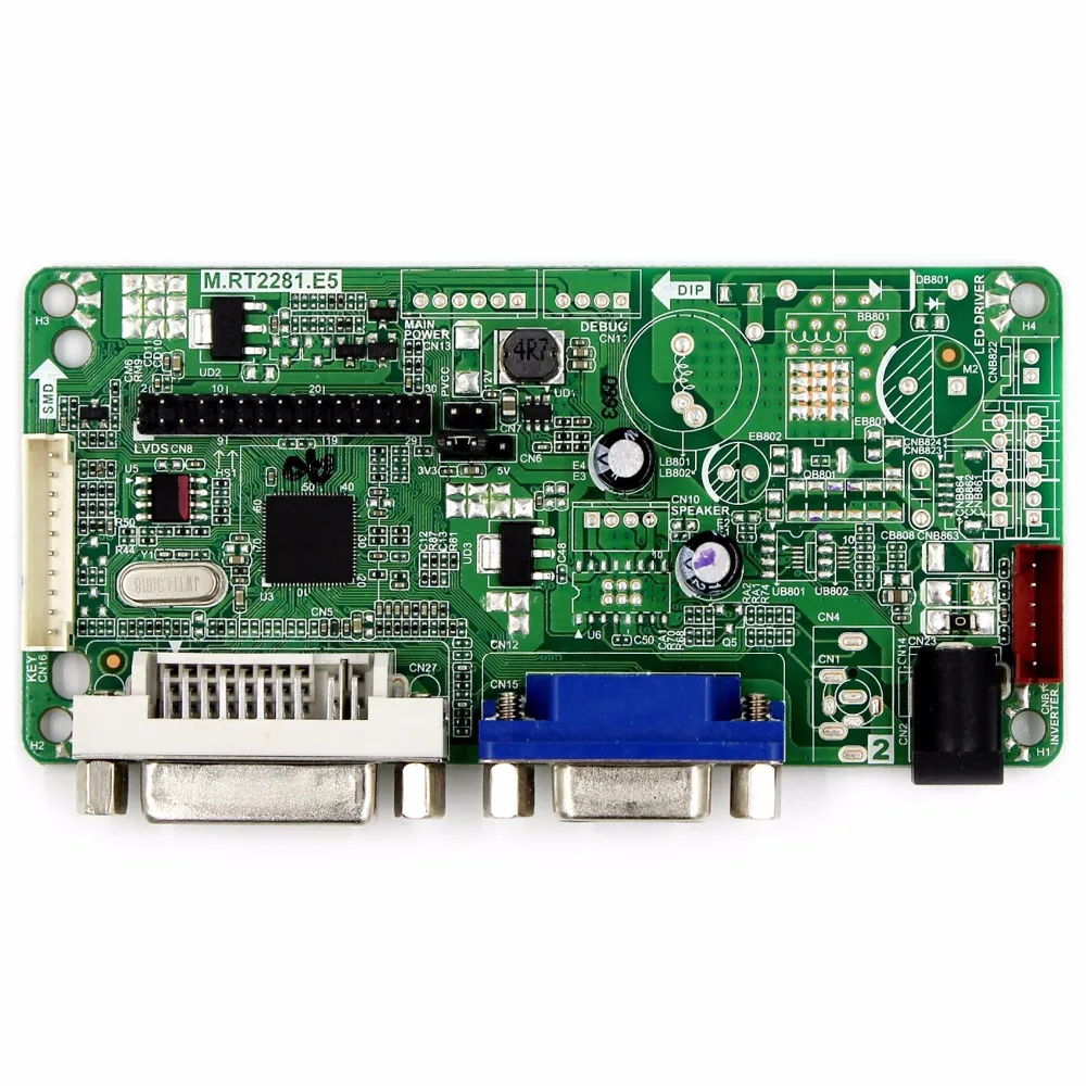 DVI VGA Controller Board untuk 15.4 "LTN154X3 N154I3 1280X800 LCD Layar