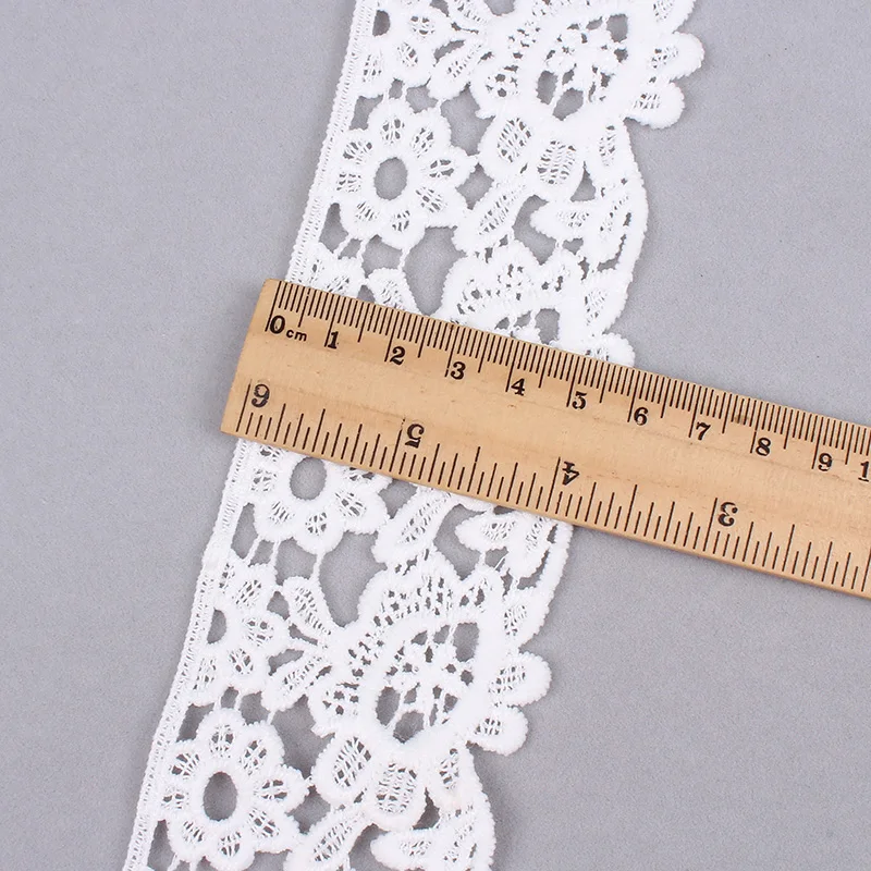 2cm 5yards/lot Tassel Lace Trims Fringe Ribbon Tape DIY Handmade Fabric Accessories Sewing Curtain Dress Edge Wrapping Wedding