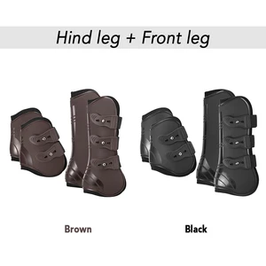 Einstellbare Vorderstiefel des Hinterbeins, Pferdeguard, Reiter mit Schutz, Höschenpackung, 2 PCs, 4pcs Hauptverkaufspferd - №6